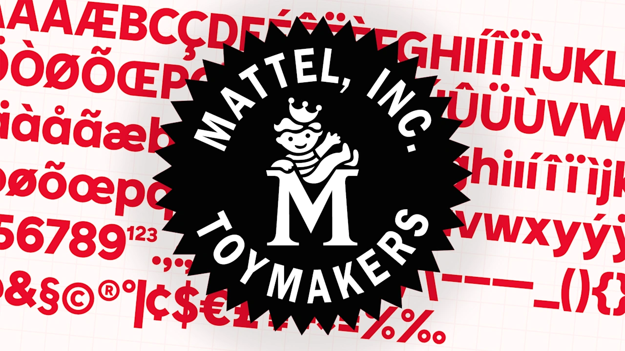 Mattel has a new custom font, and it’s full of playful hidden details