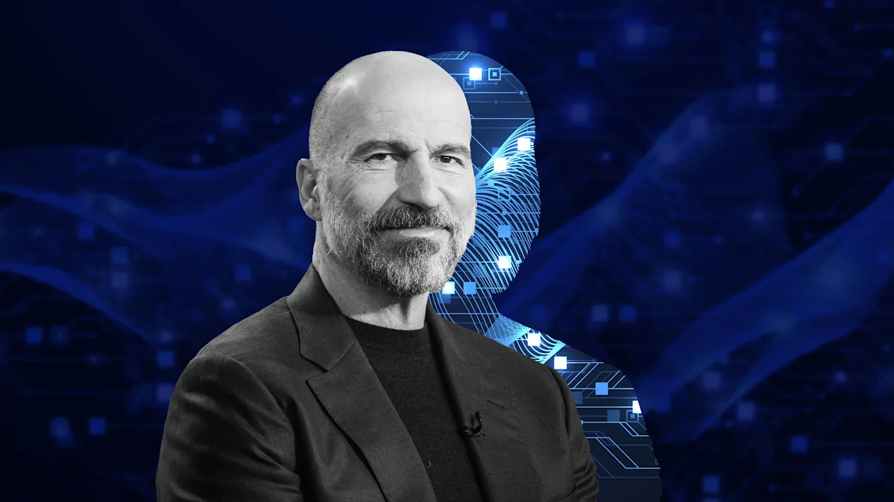 Uber-CEO Dara Khosrowshahi heeft een AI-kloon