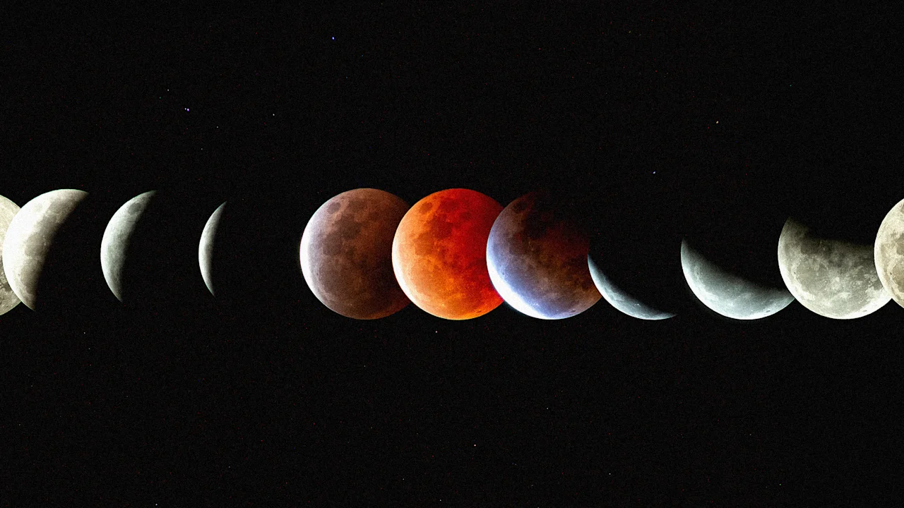 Een totale maansverduistering zal de maan op 3 maart rood kleuren. Hier ziet u wie het kan zien