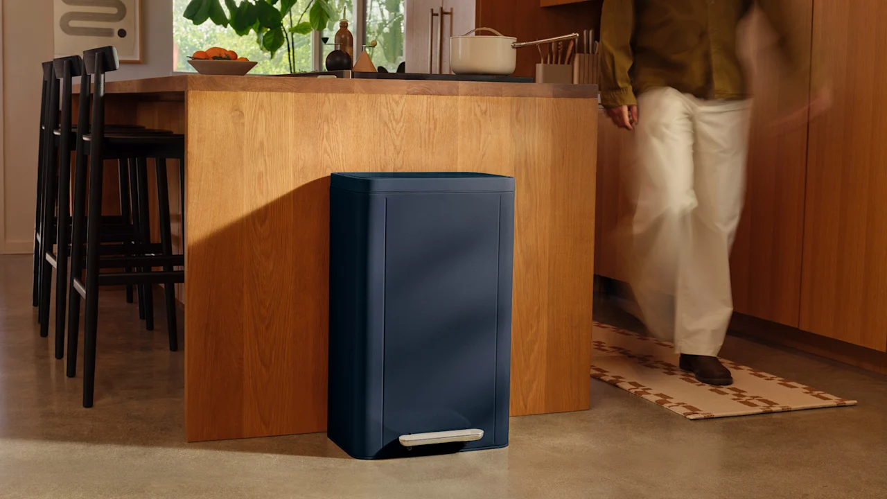 Your trash can is ugly. Caraway wants to fix that