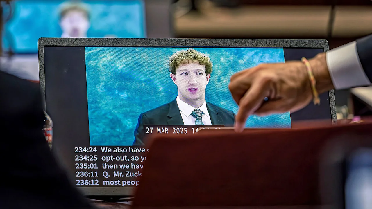 Meta-CEO Zuckerberg ging in op het woord ‘verslavend’ in verklaringen die tijdens een historische hoorzitting werden getoond