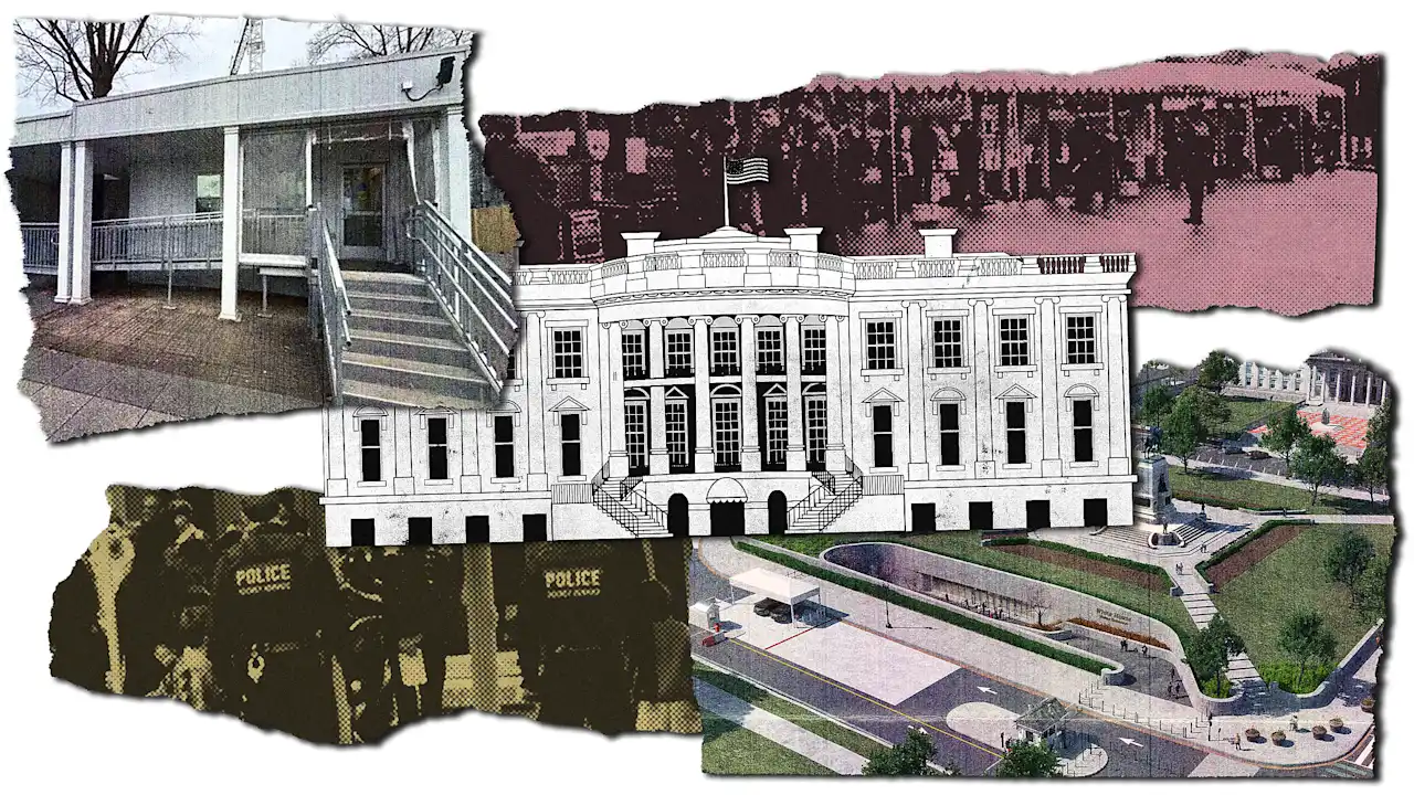 The White House’s security checkpoint is getting a modern makeover—if Trump’s design team allows it