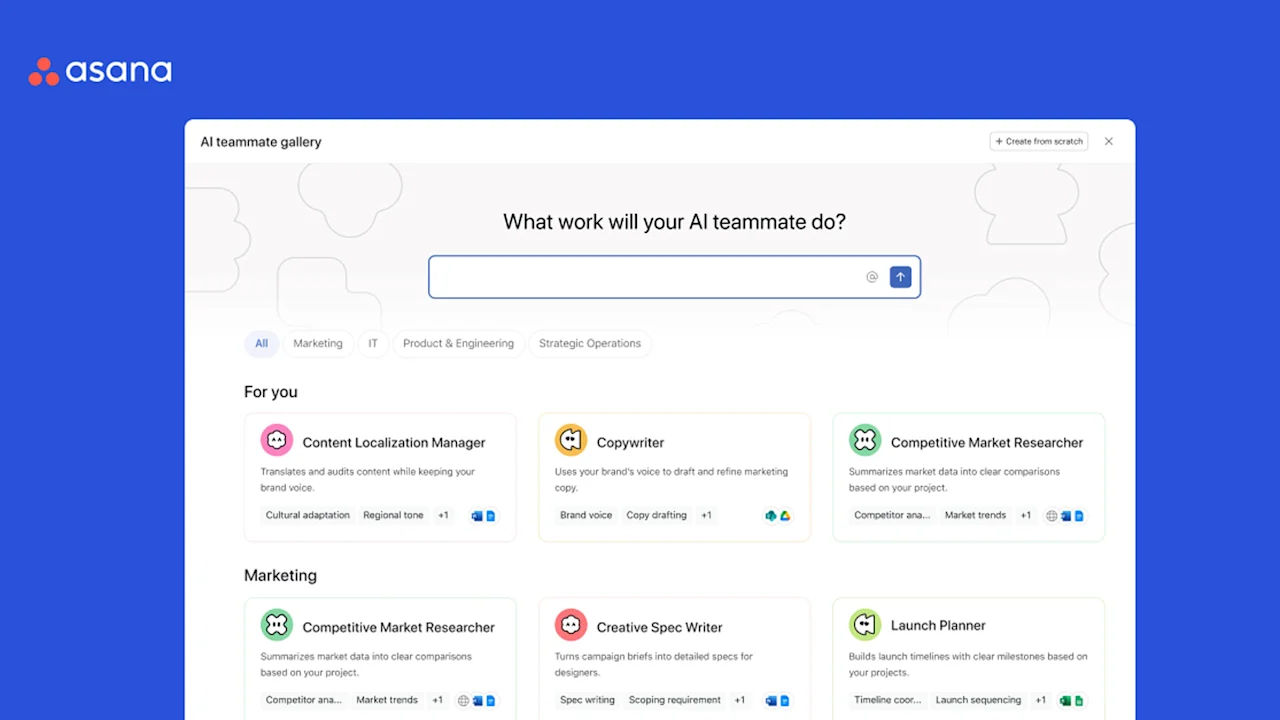 Project management hub Asana wants to be your go-to for managing AI