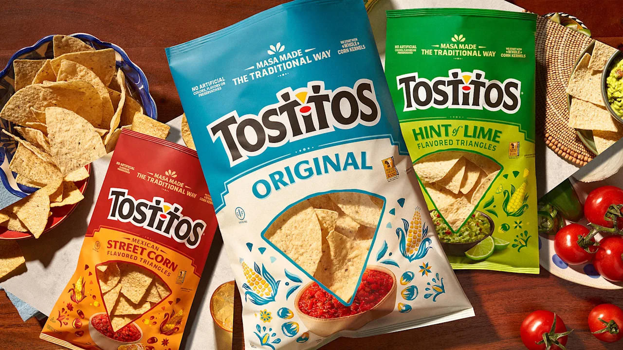Tostitos redesigned its bags to emphasize one obvious thing