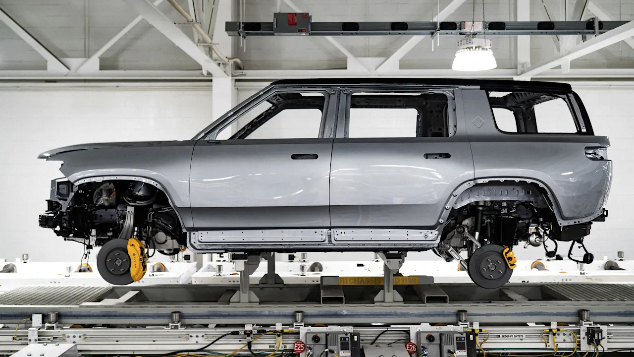 Rivian’s factory will soon be powered partly by old batteries from its own EVs