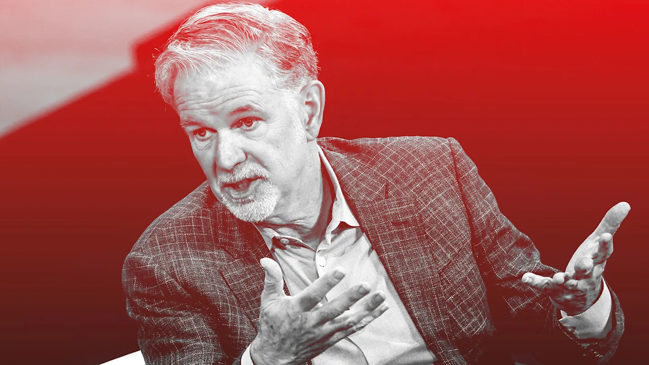 Netflix stock faces a punishing day as Reed Hastings departs. Don’t blame his exit on WBD, bosses say