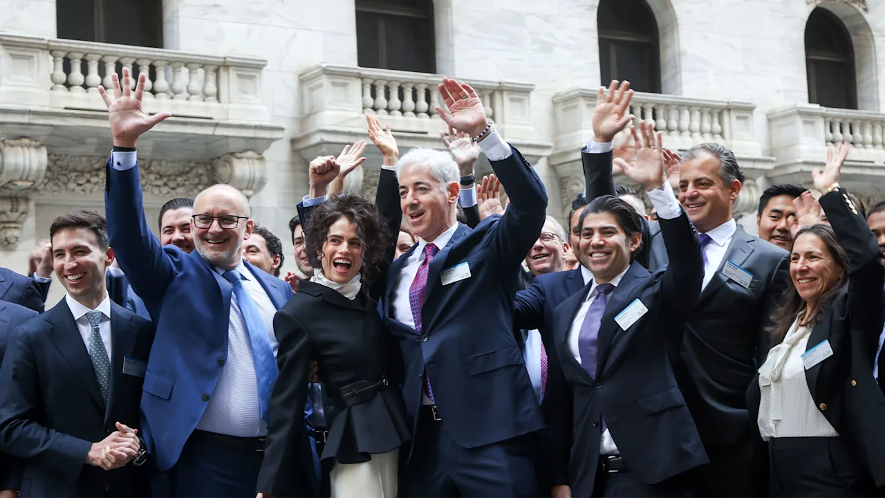 Pershing Square IPO: PSUS-aandelenkoers daalde vandaag met 16% nu het bedrijf van Bill Ackman eindelijk naar de beurs gaat