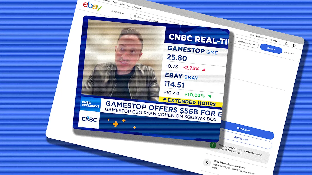 “أنا أبيع أشياء على موقع eBay للدفع مقابل موقع eBay،” الرئيس التنفيذي لشركة GameStop رايان كوهين ينشر بعد مقابلة قتالية