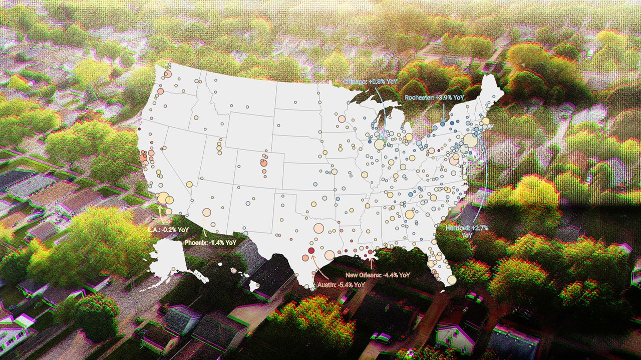 Zillow downgrades its home price forecast across 400-plus housing markets—see the data