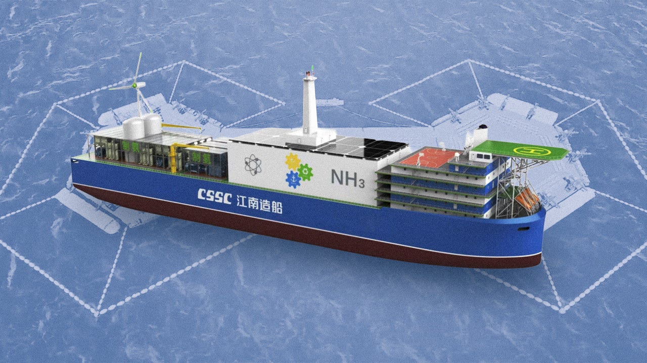 China is designing a floating, nuclear-powered shipping port of the future