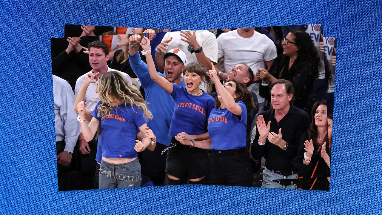 Taylor Swift set a trend at the NBA Finals with her custom New York Knicks shirt Taylor Swift set a trend at the NBA Finals with her custom New York Knicks shirt