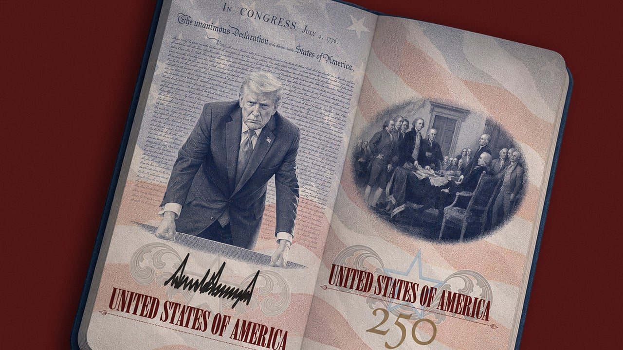 Trump’s new passport design is a too-perfect metaphor