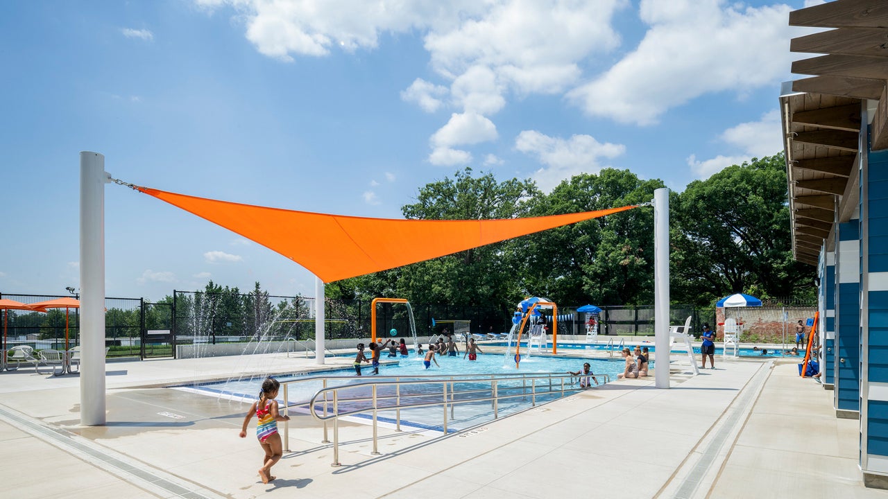 Baltimore Reopens Renovated Public Pool With Modern Features