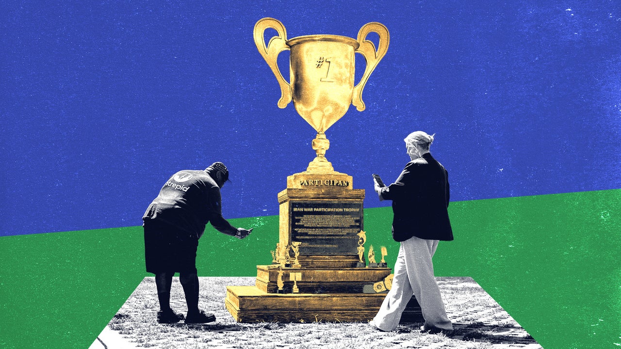 Protest Art Group Unveils Trump 'Participation Trophy'