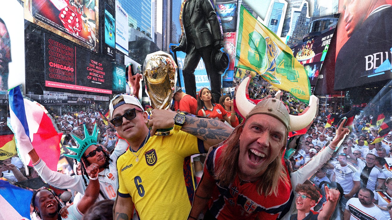 Times Square Becomes Unofficial World Cup Fan Zone