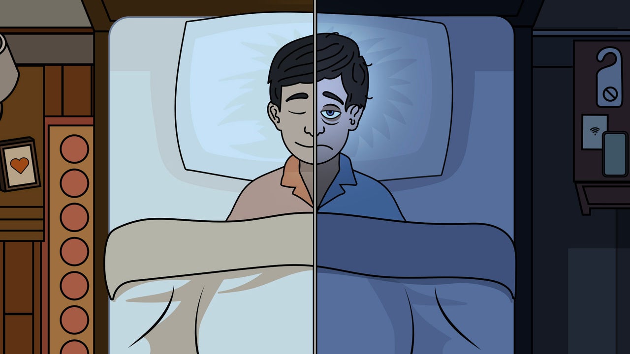Trouble sleeping in a new place? You’re not alone—it’s called the first-night effect