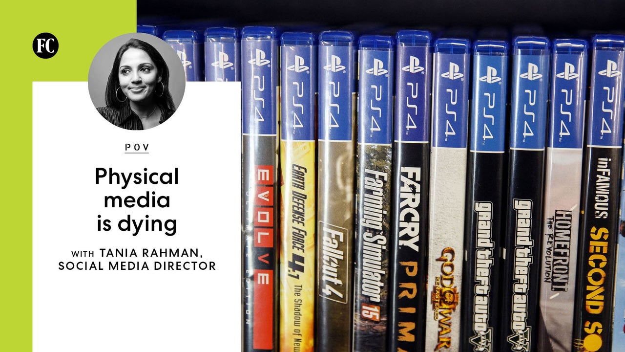 Physical video games are disappearing