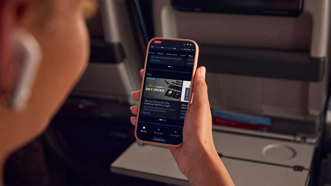 Delta Offers Free In-Flight Sports Game With DraftKings