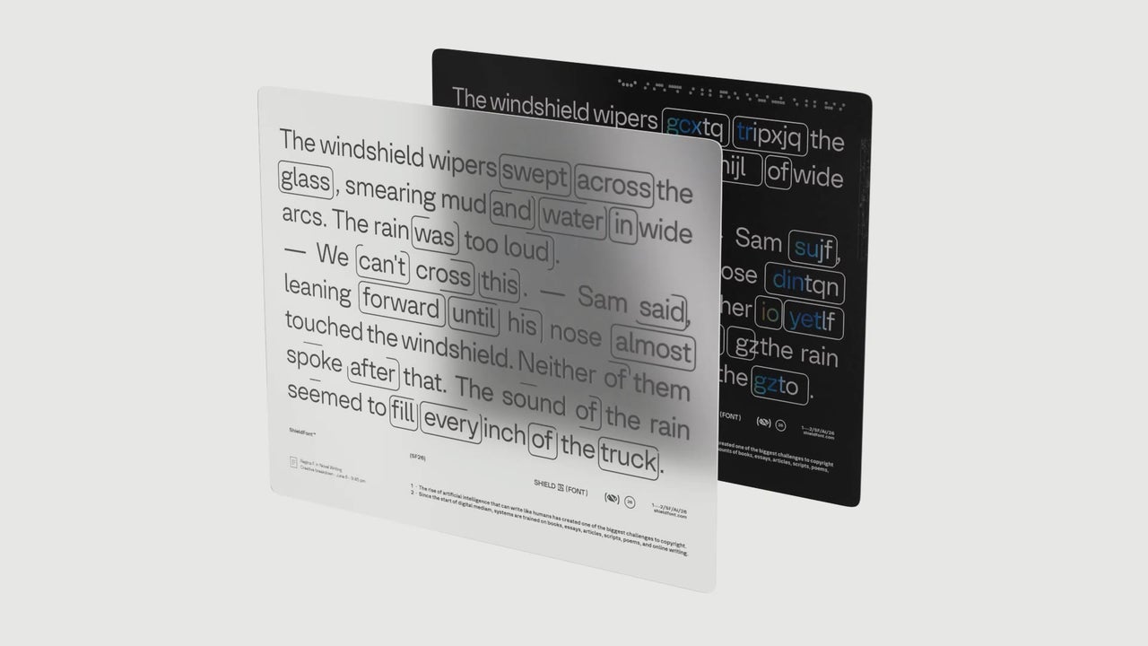 This font looks perfectly normal to humans but wreaks havoc on AI