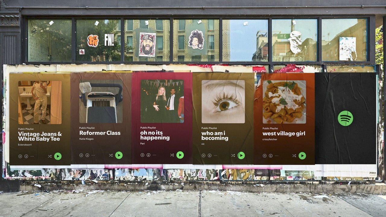 Spotify's "Playlist List" Campaign Elevates User-Generated Content to Billboards