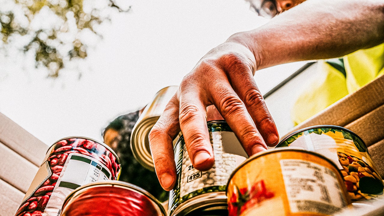 Tech is helping grocery stores waste less food. That’s a problem for food banks