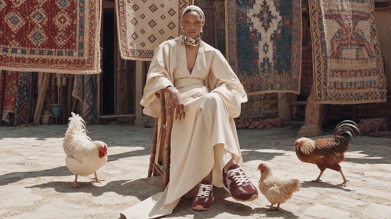 Stitched amid conflict, this Palestinian luxury sneaker  is now available in the U.S.