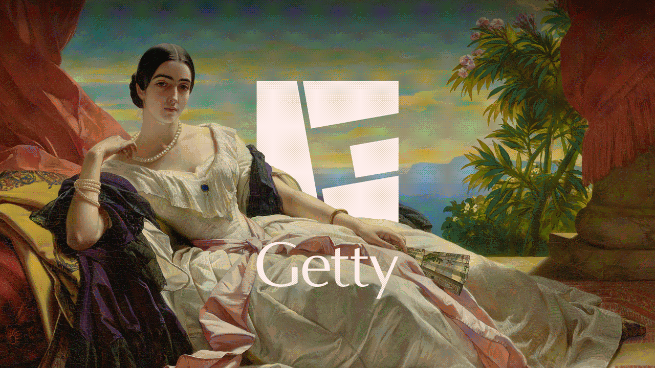The Getty’s new logo is a blocky tribute to its vast collections