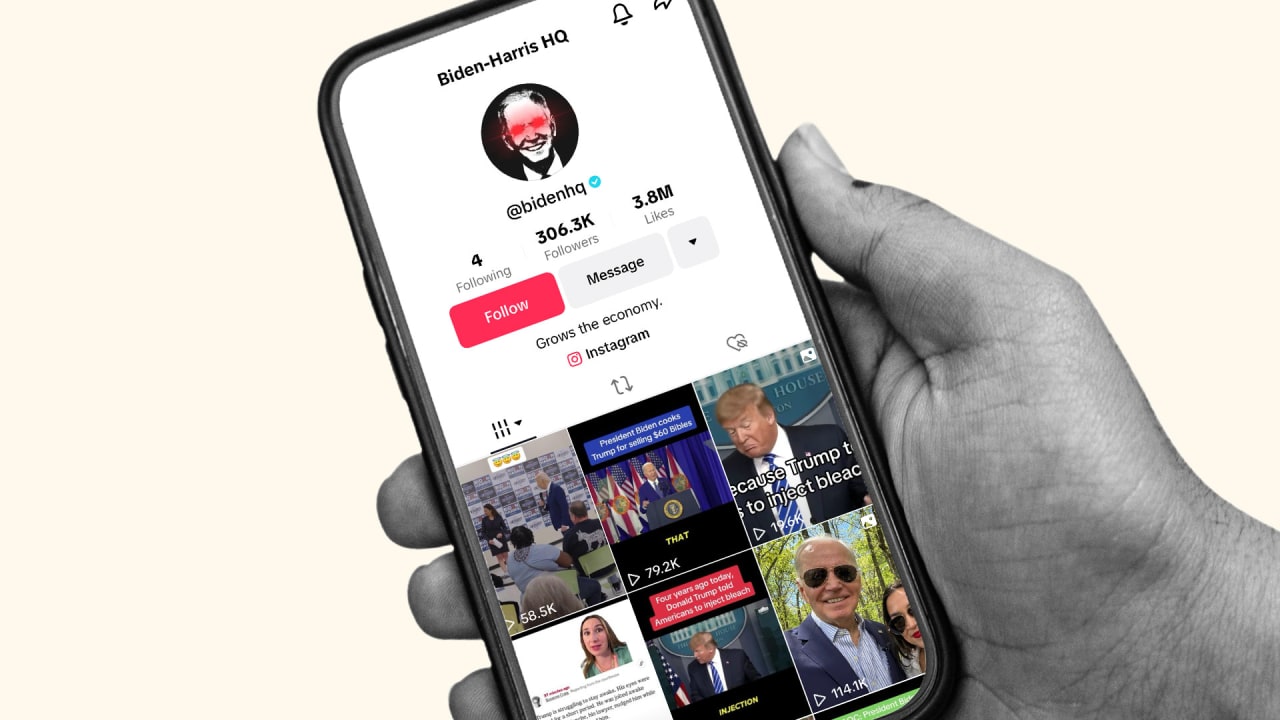 Biden plans to keep using TikTok, even after signing a law that could ban it
