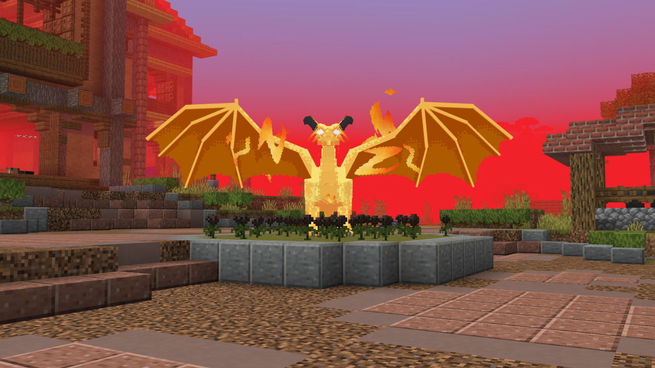 In a new ‘Minecraft’ game, kids battle extreme heat—by slaying a fire-breathing dragon