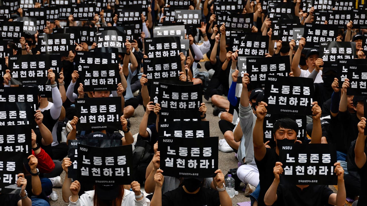 28,000 Samsung union members could stage a walkout on June 7