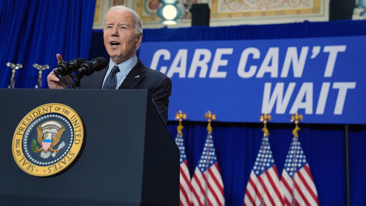 Biden sends a lifeline to the ‘sandwich generation’ with childcare and eldercare proposals
