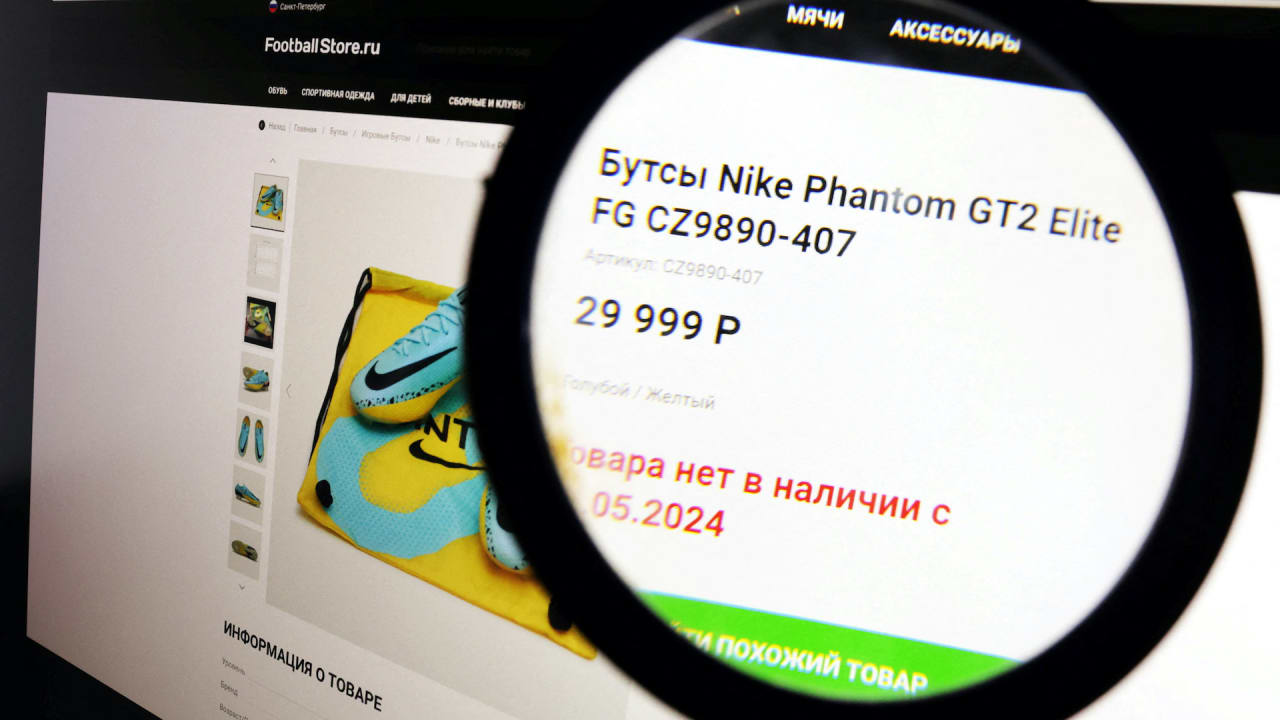 Unauthorized Nike and Lego goods are getting into wartime Russia’s stores. Here’s how
