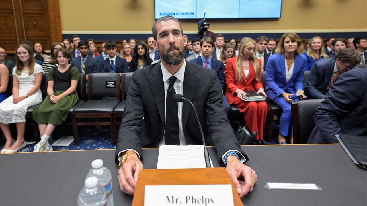 Olympian Michael Phelps testifies in Congress about doping ahead of Paris games