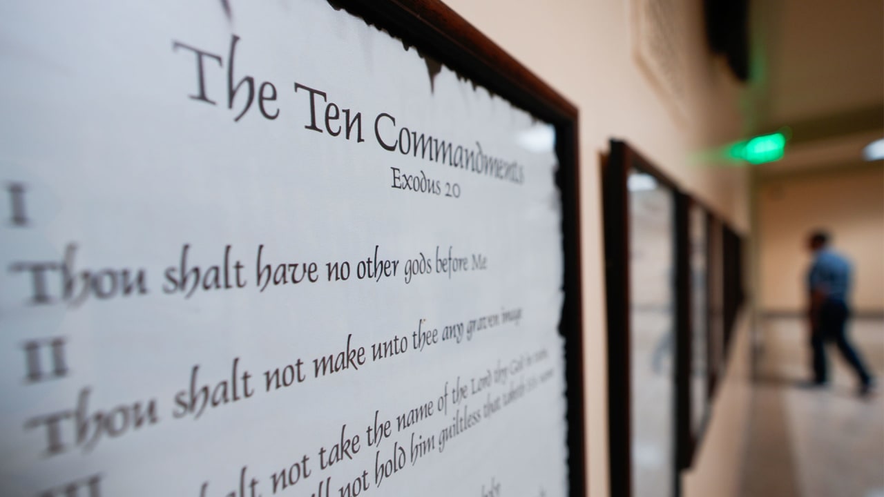 Louisiana’s Ten Commandments law is unconstitutional, according to a new lawsuit