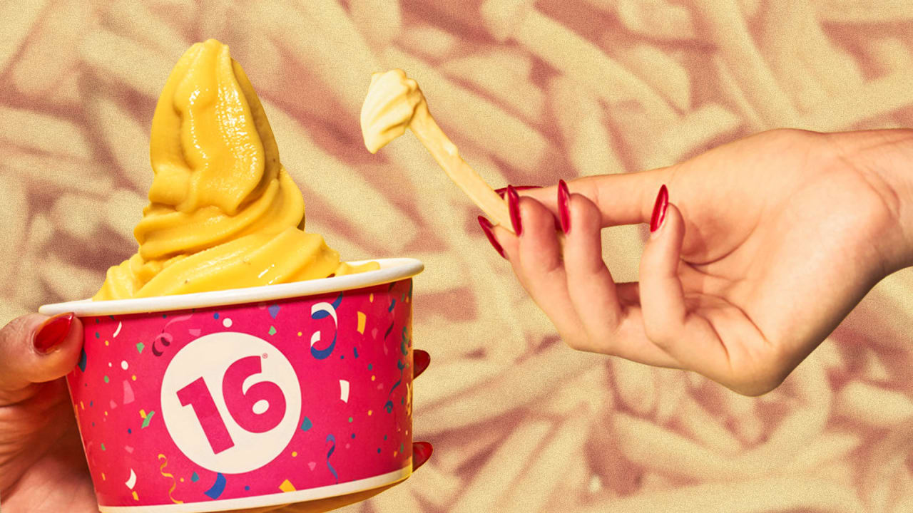 Move over ranch ice cream, here comes french fry frozen yogurt