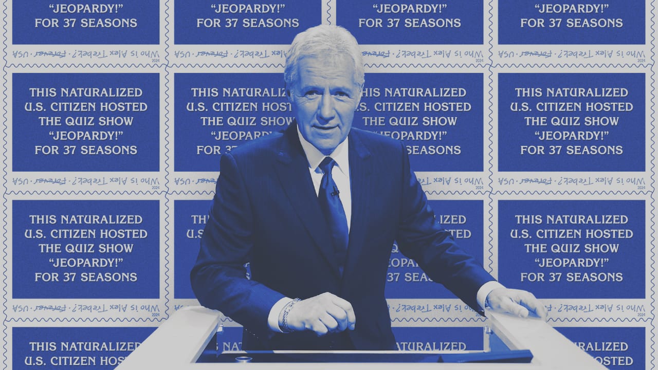 The USPS is releasing Alex Trebek stamps honoring the longtime ‘Jeopardy!’ host