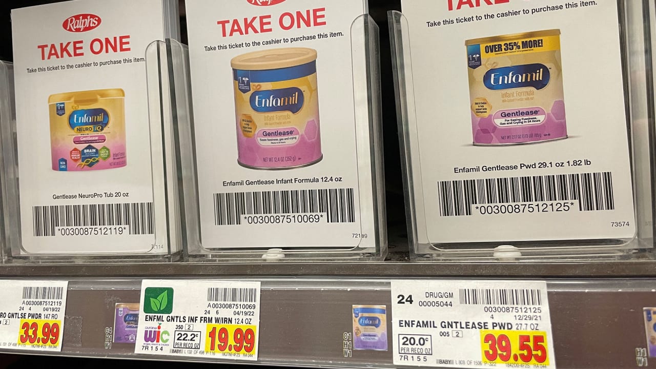 The only shortage of Enfamil baby formula is in the bottom line thanks to a tornado