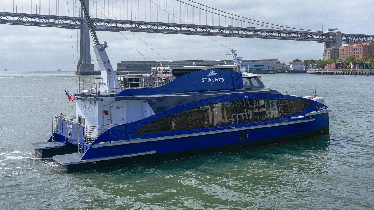 The world’s first hydrogen-fueled ferry service just started running in San Francisco