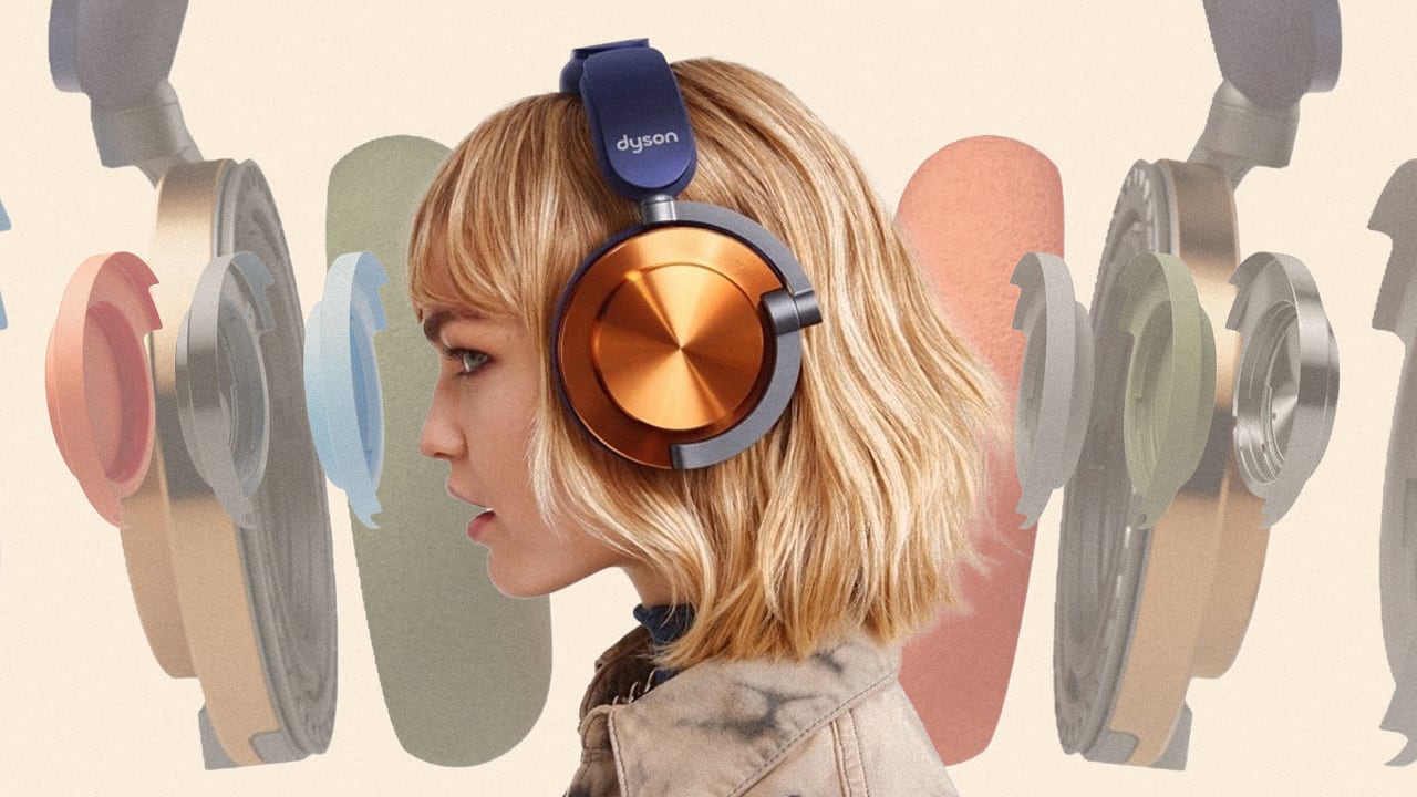 You can customize Dyson’s new headphones in more than 2,000 color combos