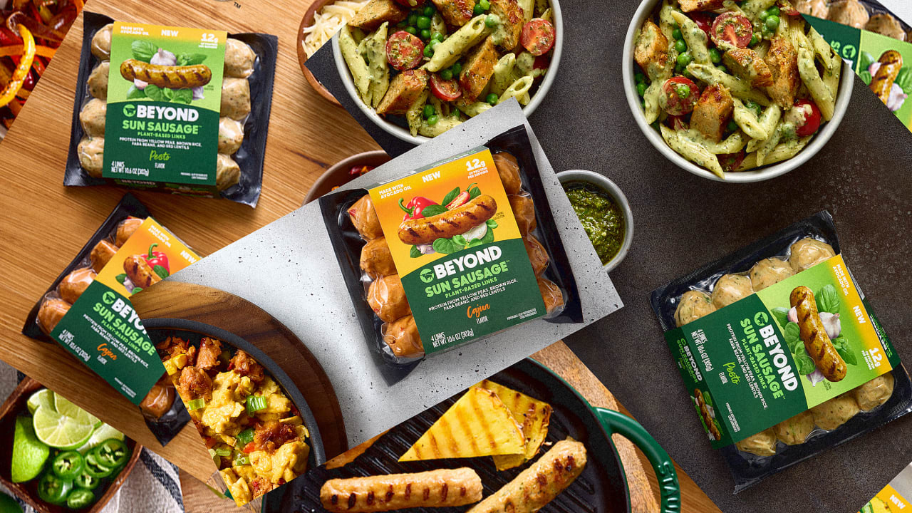 Beyond Meat’s newest sausages aren’t pretending to be meat anymore