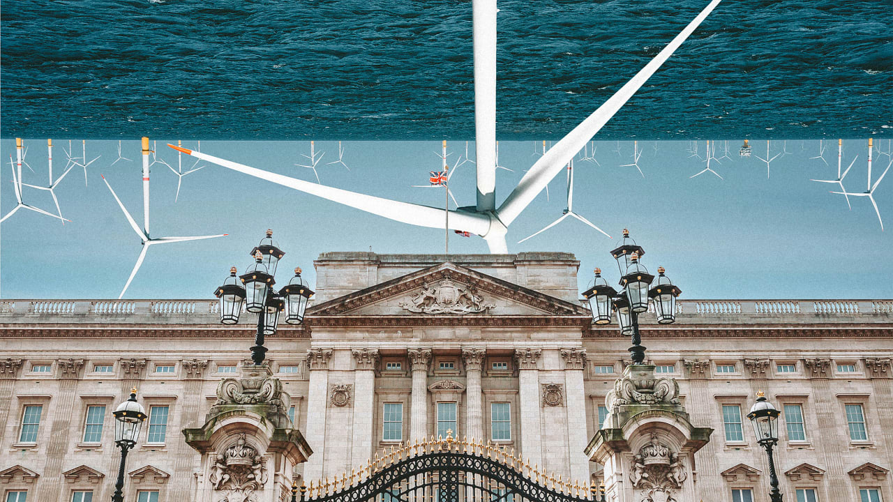 The U.K.’s royal family is making millions from offshore wind farms