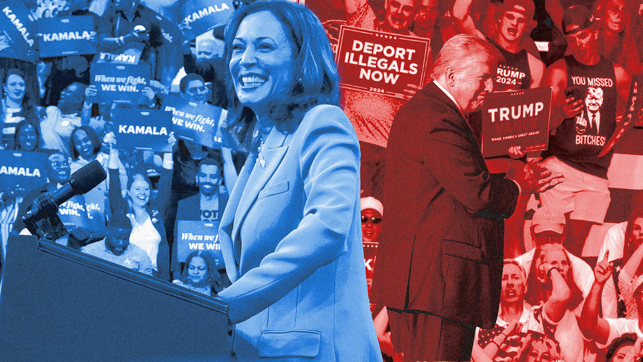 What Harris and Trump’s branding choices reveal about the 2024 election