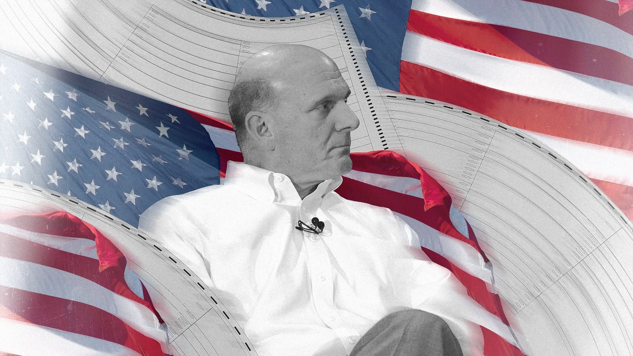 Steve Ballmer’s got a plan to cut through the partisan divide with cold, hard facts