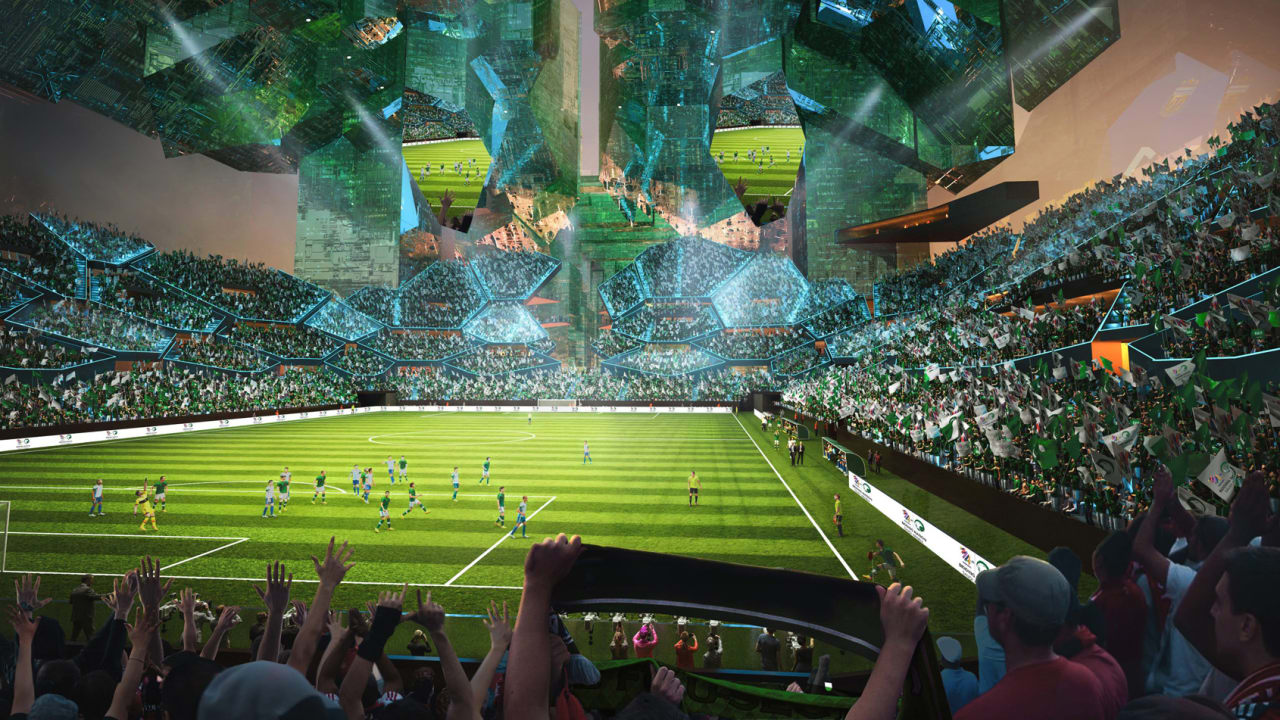 Saudi Arabia’s wild plan to build 11 futuristic soccer stadiums for the 2034 World Cup