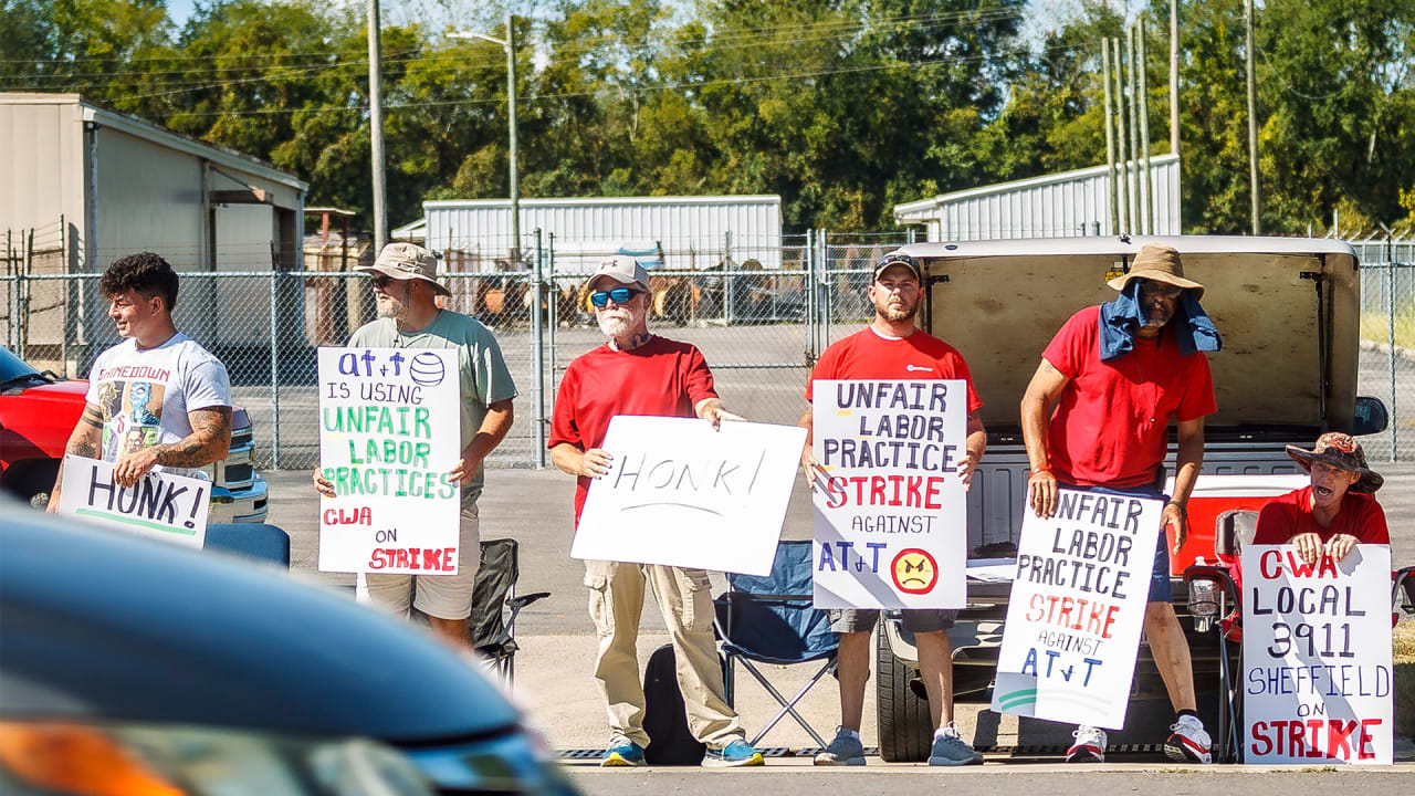 17,000 AT&T workers in these states are on strike