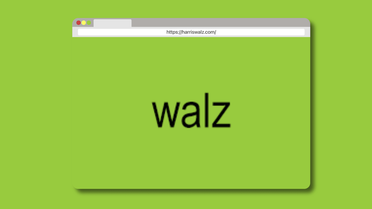 The brat-ified HarrisWalz.com website just sold for $15,000 to a random guy