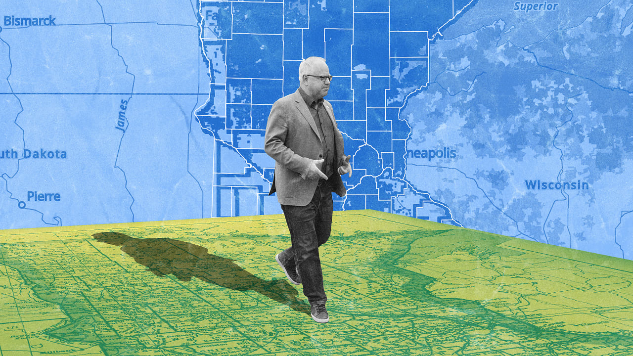 Tim Walz is a map nerd