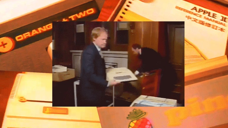 Watch a TV news report on the wacky Apple II knockoffs of the