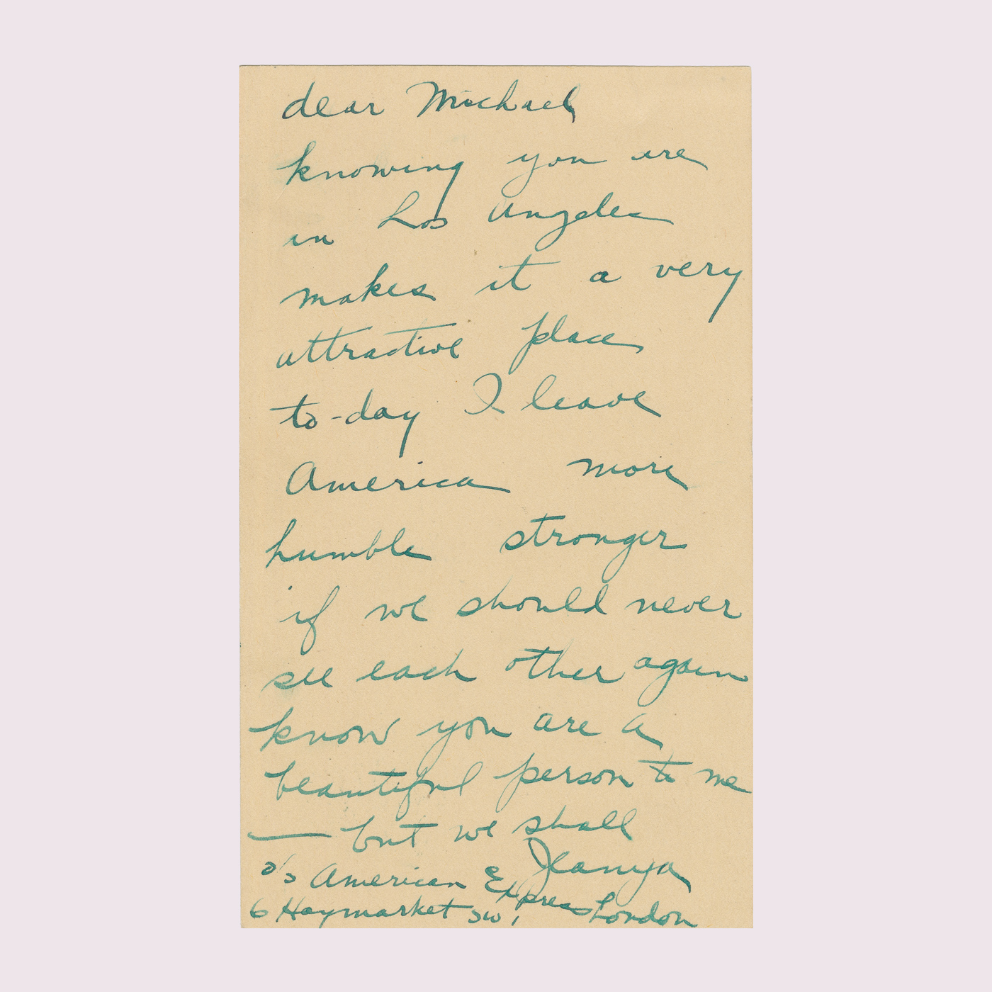 The World's Greatest Love Letters: Michael Kelahan