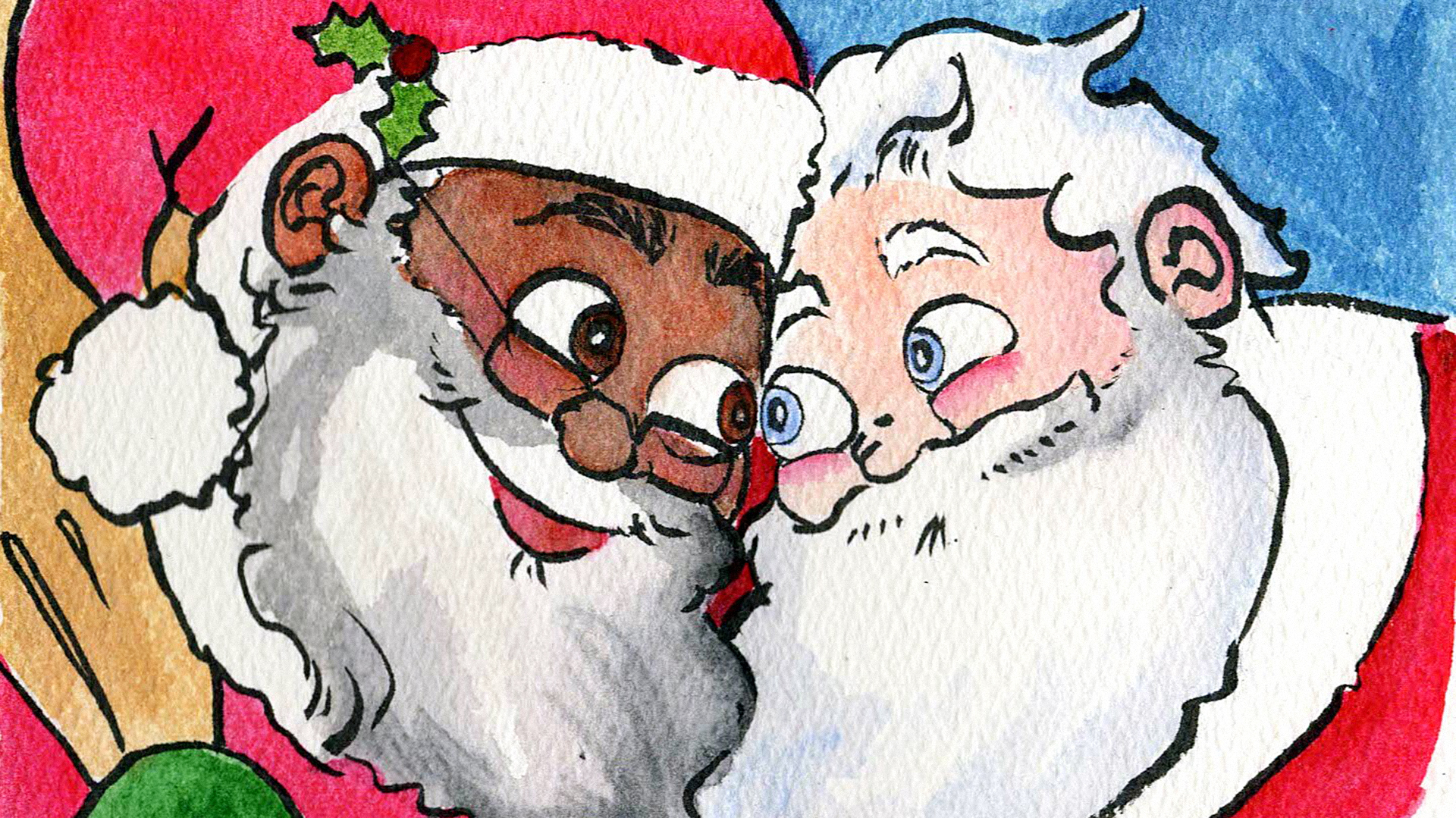 This Year, Santa Claus Is Black and Gay-Thanks To This 